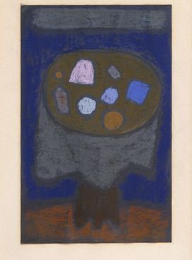 EXPO IVAM - ARTE Y GASTRONOMIA - PAUL KLEE mesa con ofrendas