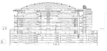 Las Arenas cross section
