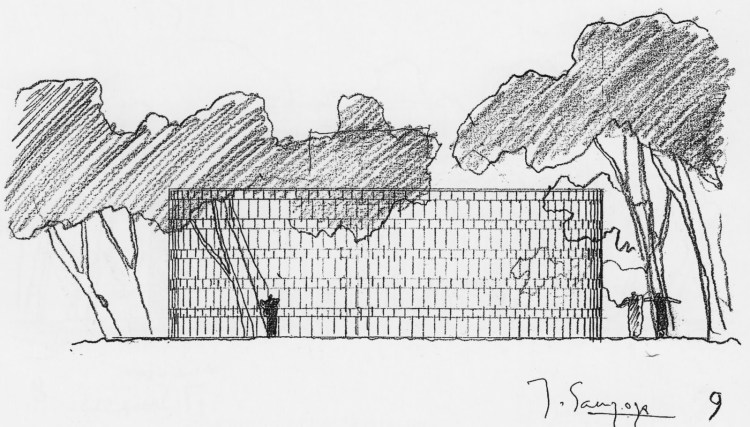 OIZA_CASA ENTRE PINOS  alzado