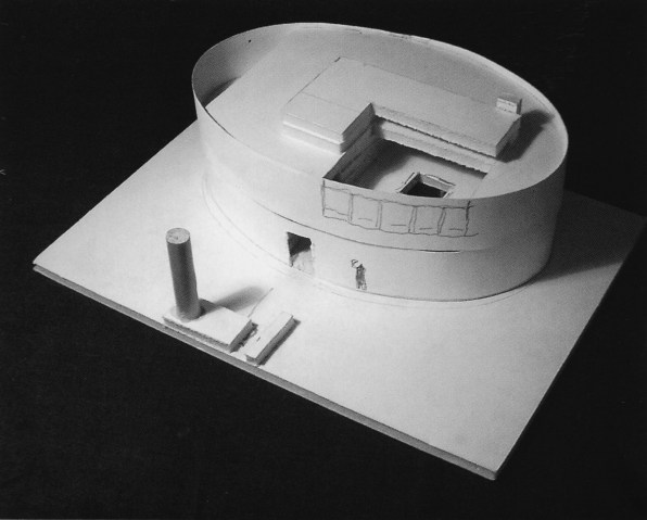 OIZA_CASA ENTRE PINOS  maqueta