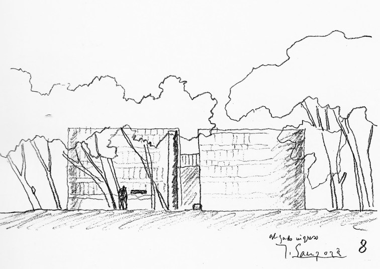 OIZA_CASA ENTRE PINOS vista acceso