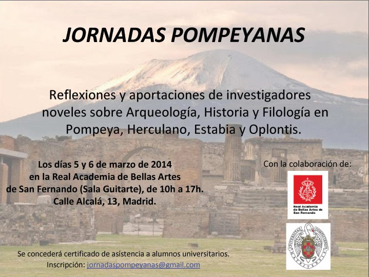 cartel jornadas pompeyanas