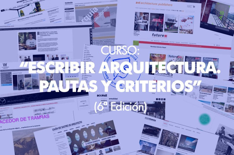 CURSO ESCRIBIR ARQUITECTURA 6 EDICION
